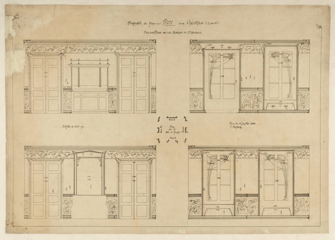 Hector Guimard - Nogent-sur-Vernisson, aux Gévrils, propriété de M. Roy (bâtimen...