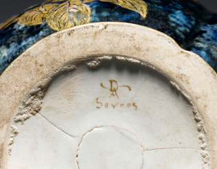 Albert Dammouse - Vase bleu de Sèvres