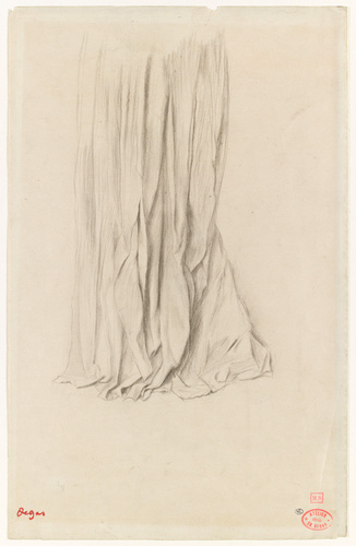 Edgar Degas - Etude de draperie