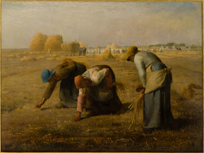 落穂拾い  J. F. Millet 名画　版画　Les Glaneuses The Gleaners - Wikipedia