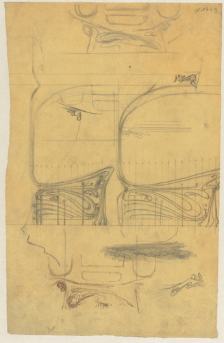 Hector Guimard - Relevés d'architecture ou de décoration divers
