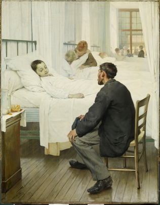 Henri Geoffroy - Le Jour de la visite à l'hôpital