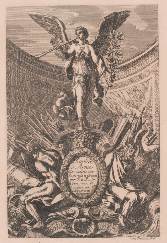 Charles Nègre - "Trophée d'armes", gravure de Jean Le Pautre