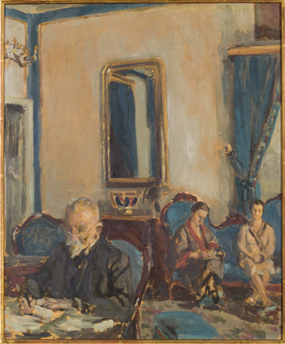 Berthe Langweil - Xavier Léon et sa famille à Aix-en-Provence
