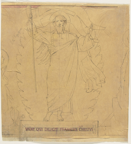 Charles Lameire - Paris, église Sainte-Marie-Madeleine, frise en mosaïque du cho...