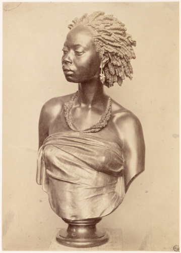Charles Marville - Femme noire, côtes d'Afrique, Ethiopie
