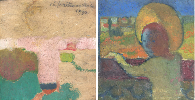 Maurice Denis - A la fenêtre du train