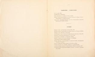 Louis Lumière - Notice sur les titres et travaux de Monsieur Louis Lumière