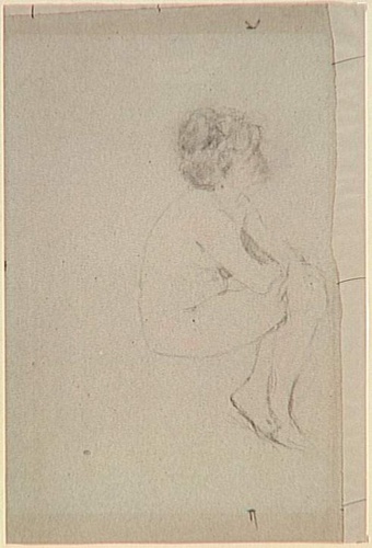 Edouard Vuillard - Nu assis de profil