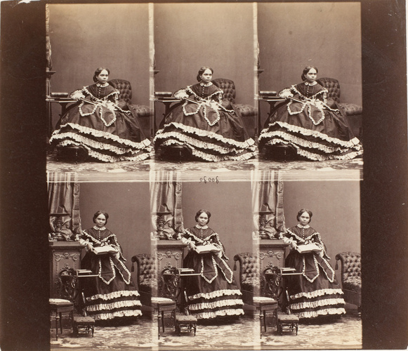 André Adolphe Eugène Disdéri - Mme. Koukouranoff en six poses