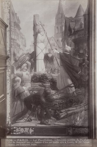 L. P. Phot. - Jeanne d'Arc brûlée vive