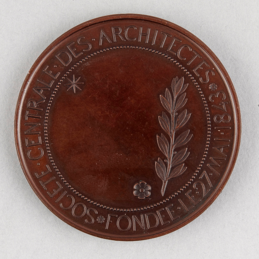 Médaille argent société centrale des architectes - Pièces de monnaie