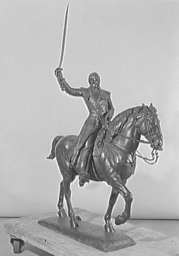 La Fayette à cheval - Paul Bartlett