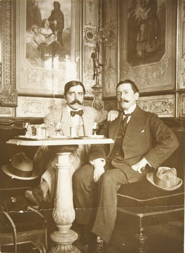 Henri de Régnier - J.-L. Vaudoyer et Edmond Jaloux au café Florian à Venise