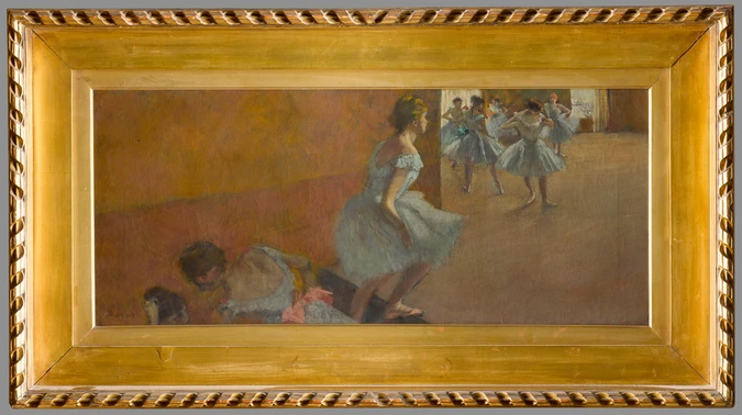 Edgar Degas - Danseuses montant un escalier