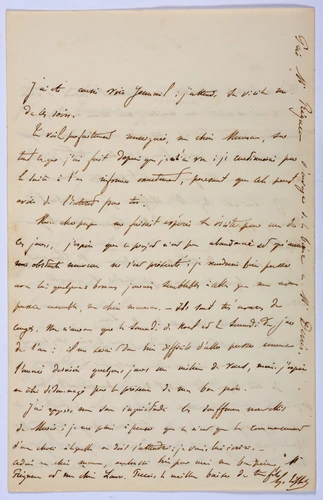 Gustave Eiffel - 1852. 21 lettres de Gustave Eiffel à sa mère ou à son père