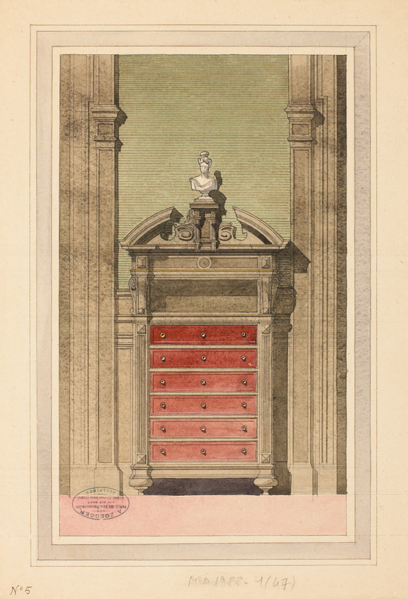 Antoine Zoegger - Salle à manger pour le Palais Nathaniel de Rothschild à Vienne...