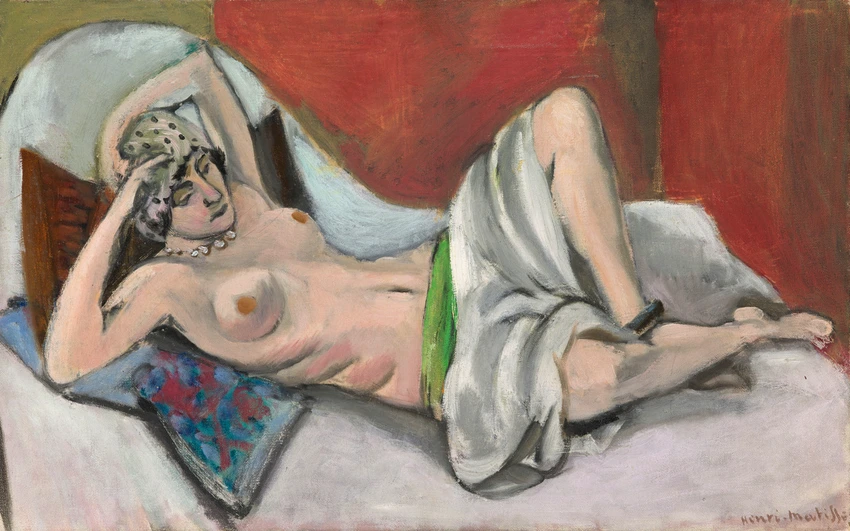 Nu drapé étendu - Henri Matisse