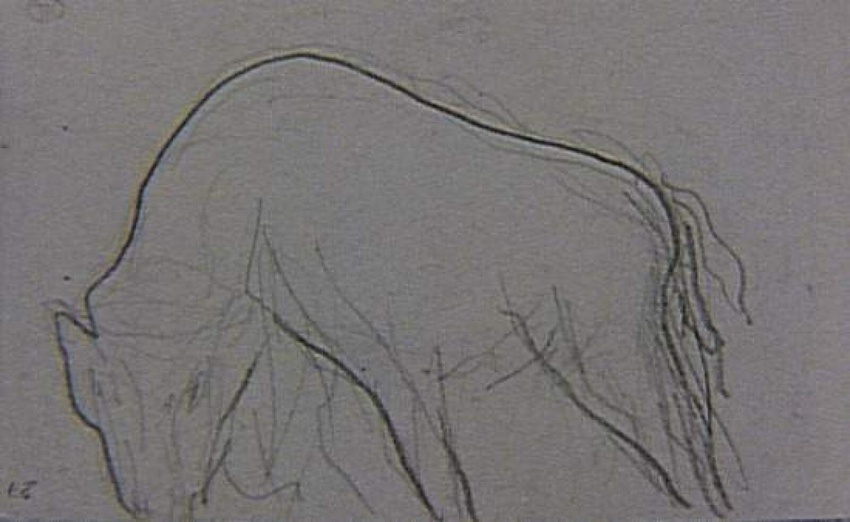 François Pompon - Animal, de profil vers la gauche