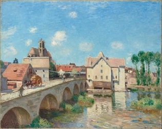Alfred Sisley - Le Pont de Moret