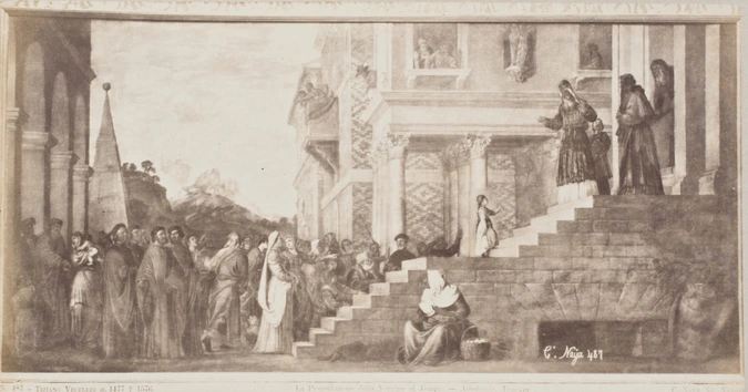 Carlo Naya - La presentazione della Vergine al Tempio (Tiziano)