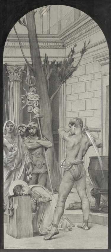 Luc Olivier Merson - Martyre de sainte Cécile