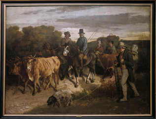 Les Paysans de Flagey - Gustave Courbet
