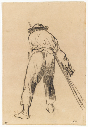 Jean-François Millet - Faucheur, vu par derrière