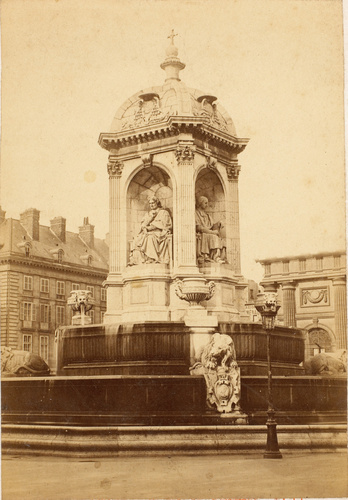 Paris, place Saint-Sulpice, fontaine des Quatre-Evêques