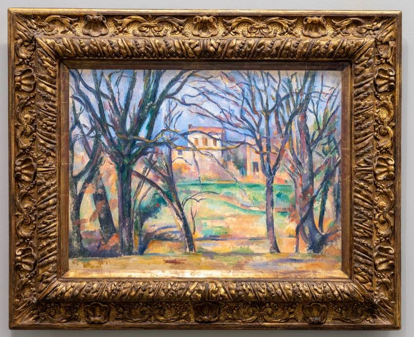 Paul Cézanne - Arbres et maisons