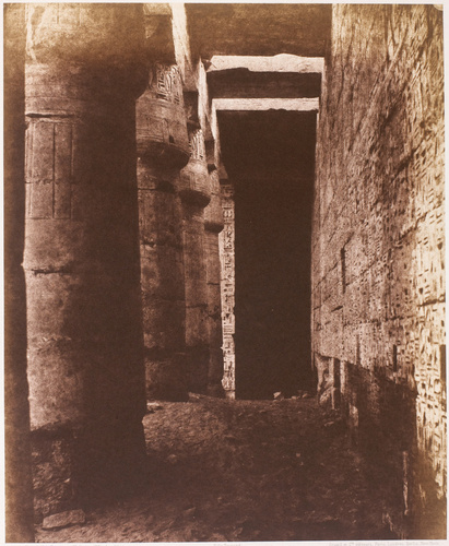 Félix Teynard - Médînet-Abou, Thèbes - Constructions postérieures - Deuxième cou...