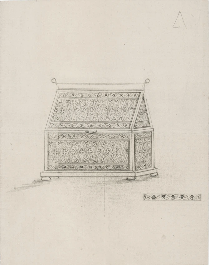 Enguerrand du Suau de la Croix - Coffre à motif floral et végétal