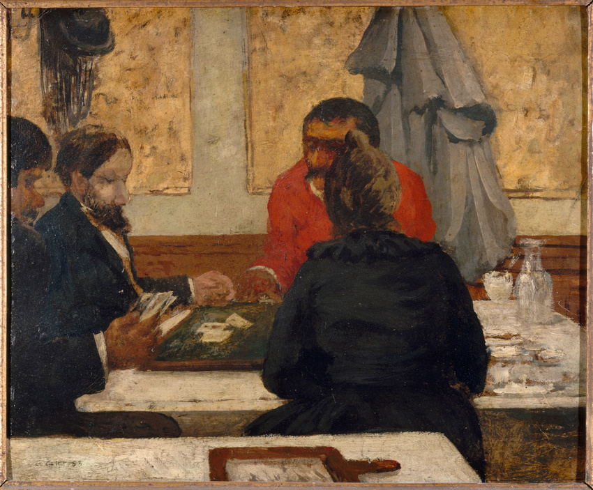 Charles Cottet - Joueurs de cartes