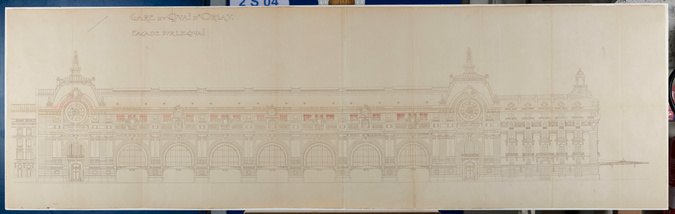 Victor Laloux - Gare d'Orsay, façade sur le quai d'Orsay