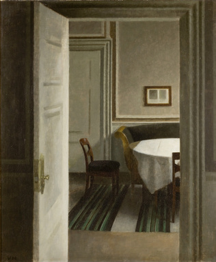 Vilhelm Hammershoi - Intérieur, Strandgade 30