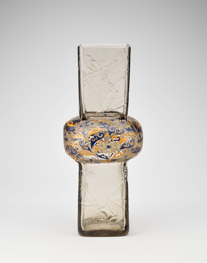 Eugène Rousseau - Vase : modèle bambou