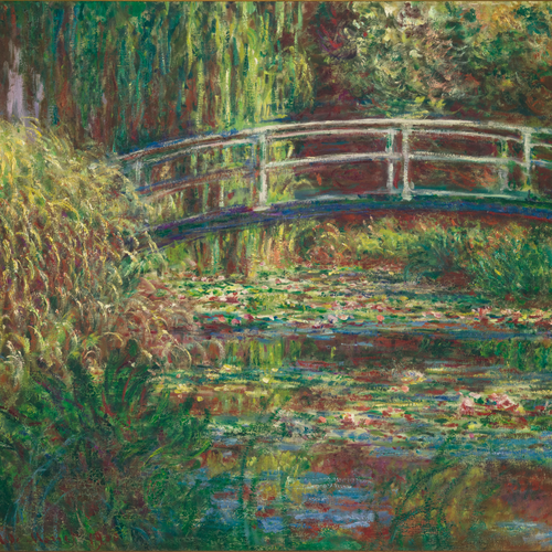 Claude Monet - Le Bassin aux nymphéas, harmonie rose
