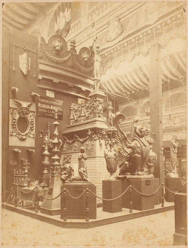 Anonyme - Vue du stand Monduit, exposition universelle de 1889 à Paris
