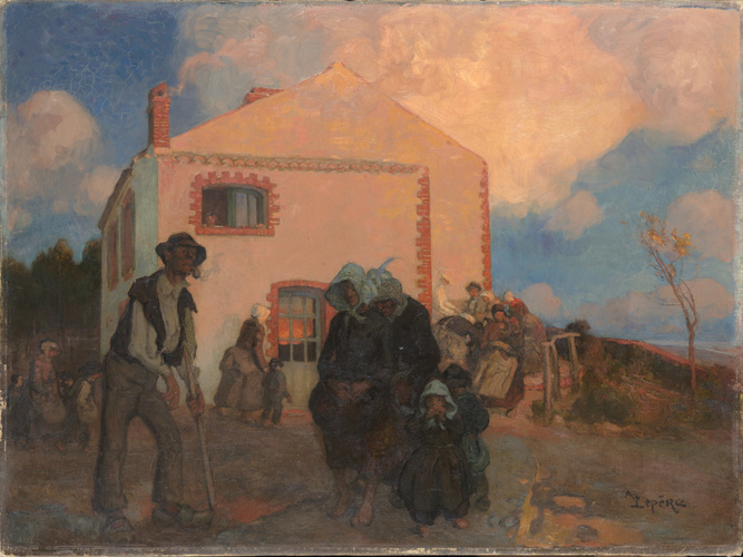 Auguste Lepère - Le Mendiant