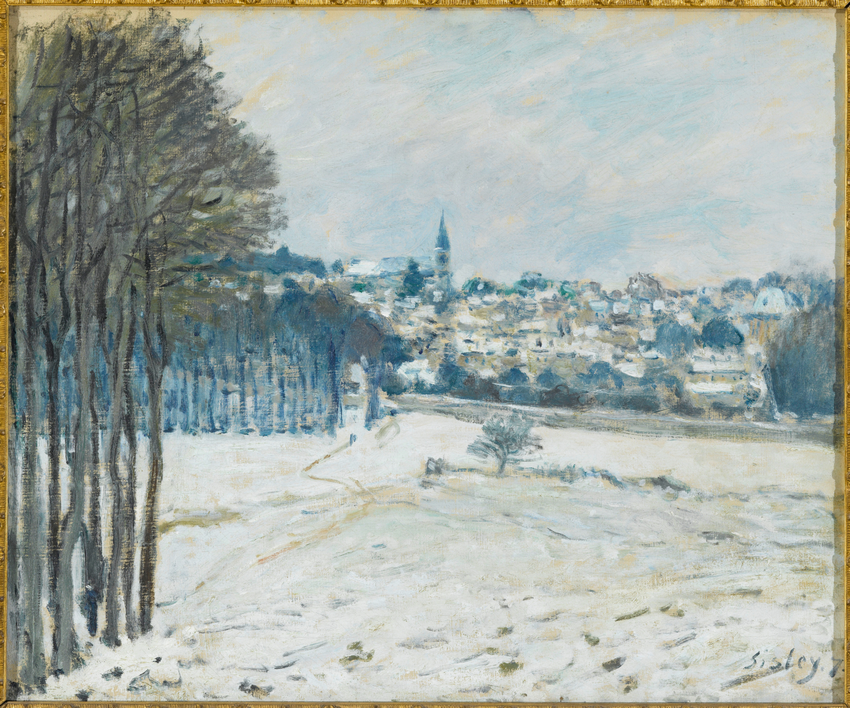 Alfred Sisley - La Neige à Marly-le-Roi