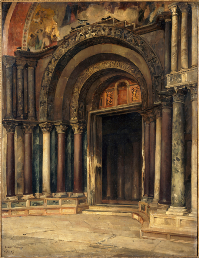Albert Maignan - Le Portail central de Saint-Marc de Venise