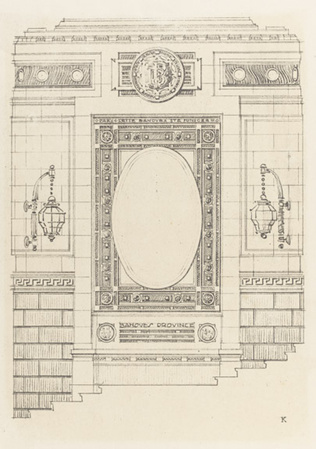 Edgar Brandt - Projet de décoration pour des banques de province