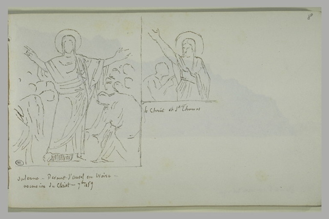 Elie Delaunay - Deux scènes de la vie du Christ de la cathédrale de Salerne