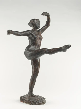 Danseuse, position de quatrième devant sur la jambe gauche, troisième étude - Edgar Degas