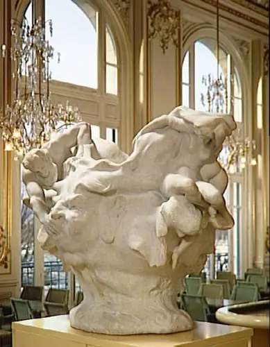 Jean Antoine Injalbert - Vase orné de mascarons, de nymphes et de satyres
