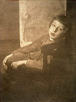 Heinrich Kühn - Portrait de Hans, fils de l'artiste