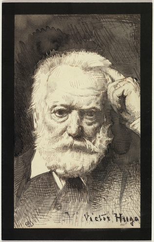 Léon Bonnat - Portrait de Victor Hugo, en buste