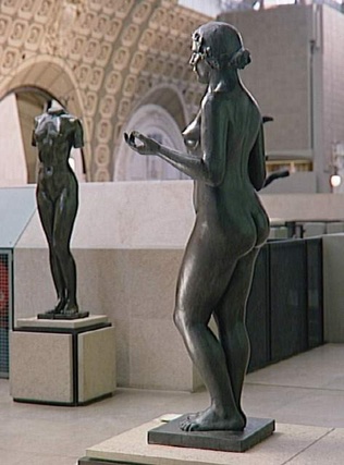 Aristide Maillol - Figure centrale du groupe des Trois nymphes