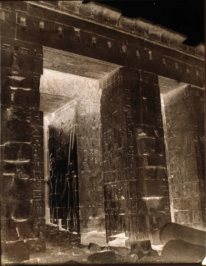 John Beasley Greene - Médinet-Habou, Temple funéraire de Ramsès III, entrée du c...