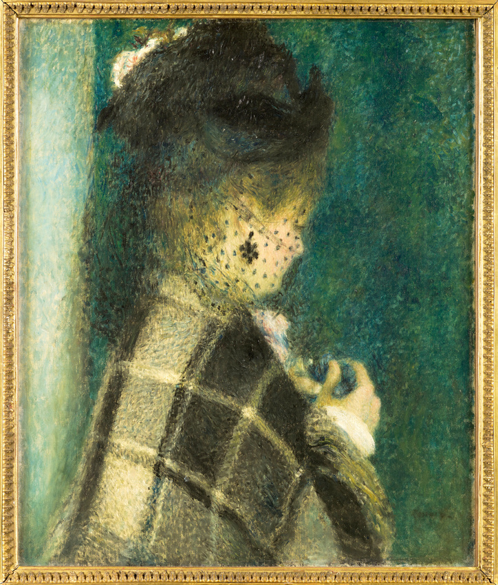 Jeune femme à la voilette - Auguste Renoir | Musée d'Orsay
